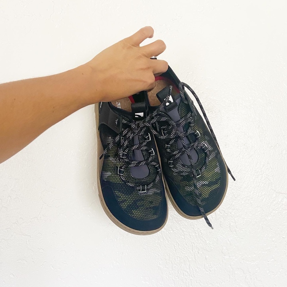 Barebarics Barefoot Sneakers • black/camo • US 7.5 fit like a size 9 brand new